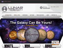 Tablet Screenshot of lunarembassy.com